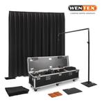 WENTEX® Pipe en Drape set - 21 meter systeem + gordijnen in, Verzenden