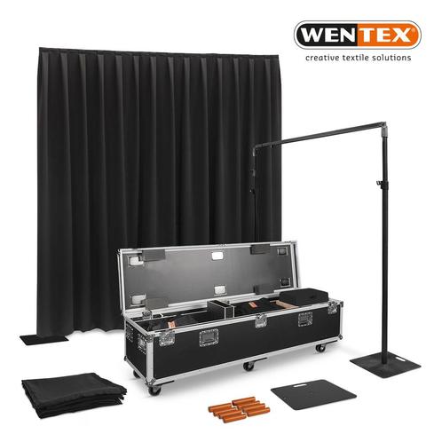 WENTEX® Pipe en Drape set - 21 meter systeem + gordijnen in, Musique & Instruments, Lumières & Lasers, Envoi