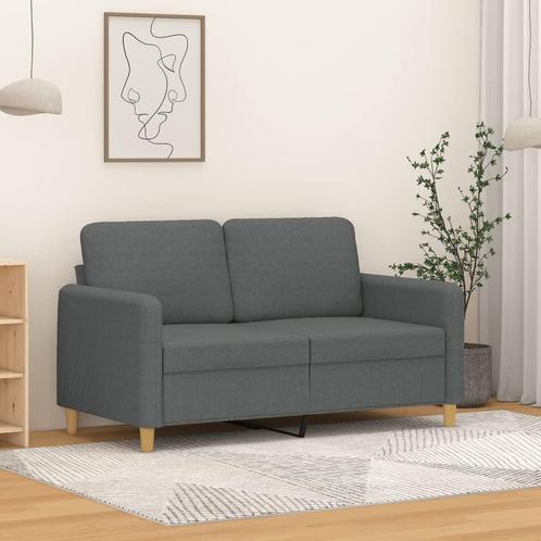 vidaXL Tweezitsbank 120 cm stof donkergrijs, Huis en Inrichting, Zetels | Zetels, Nieuw, Verzenden