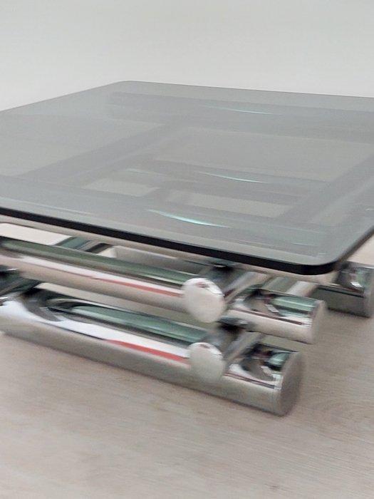 Paul Mayen (in stile) - Middentafel - Glas, Metaal, Antiek en Kunst, Antiek | Meubels | Stoelen en Sofa's