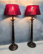 Tafellamp (2) - Rustieke Set Hig-End Lampen - 65 cm - Hout,, Antiek en Kunst