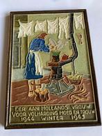 Carreau - Femme près du poêle à bois - De Porceleyne Fles,, Antiek en Kunst