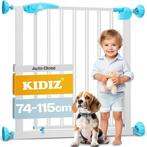 KIDIZ® Traphekje zonder boren - Veiligheidshekje - 74-87cm -, Verzenden, Nieuw