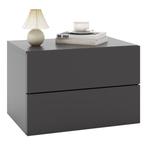 2dekans | Coast Zwevend Nachtkastje met 2 Lades 42x30x28 cm, Huis en Inrichting, Slaapkamer | Nachtkastjes, Ophalen of Verzenden