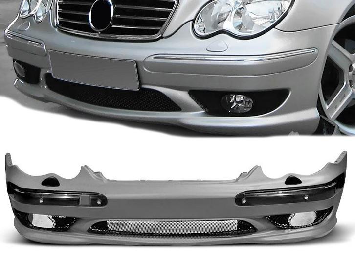 Voorbumper | Mercedes-Benz | C-klasse 00-04 4d sed. / C-klas, Auto-onderdelen, Carrosserie, Nieuw, Mercedes-Benz, Verzenden