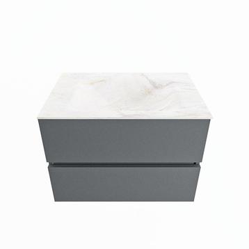 MONDIAZ VICA-DLUX 70cm badmeubel onderkast Plata 2 lades., Ophalen of Verzenden, Overige typen