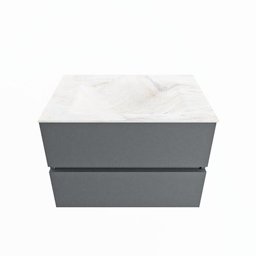 MONDIAZ VICA-DLUX 70cm badmeubel onderkast Plata 2 lades., Doe-het-zelf en Bouw, Sanitair, Overige typen, Nieuw, Ophalen of Verzenden