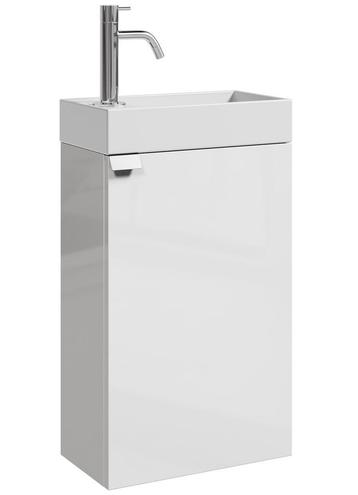 Toiletmeubel Apollo 40 x 22 cm Hoogglans Wit Fonteinmeubel, Verzenden