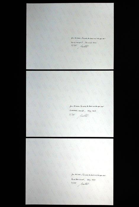 Frank Machalowski - Triptychon from the series The water,, Antiek en Kunst, Kunst | Designobjecten