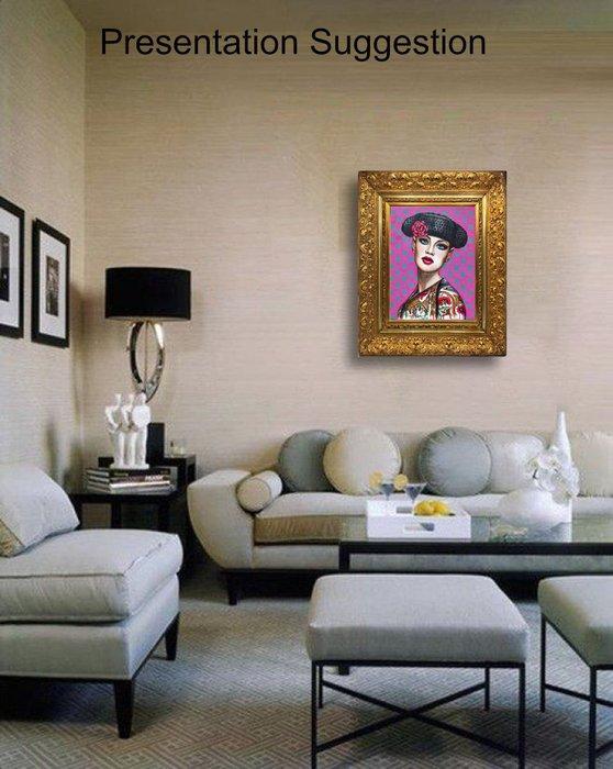 Margot Laffon - Pink Diamond - Little Gems - ORIGINAL, Antiquités & Art, Art | Objets design