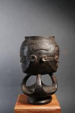 Palmenhouten Janus kelk KUBA - DR Congo, Antiek en Kunst
