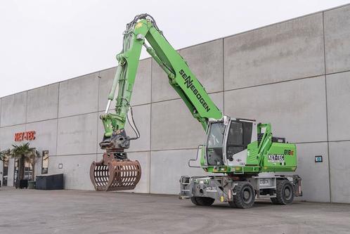 2019 Sennebogen 818 E - Bandenkraan - 2500u, Zakelijke goederen, Machines en Bouw | Kranen en Graafmachines