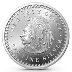 Verenigde Staten. 10 x 1 oz Aztec Calendar 999 Fine Silver