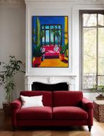 E. García - INTERIOR AZUL Y CACTUS XL (NO RESERVE), Antiek en Kunst