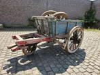 Antieke houten getrokken kiepwagen, Ophalen, Nieuw