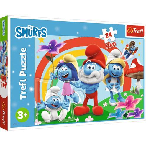De Smurfen Maxi Puzzel (24 stukken), Verzamelen, Stripfiguren, Ophalen of Verzenden