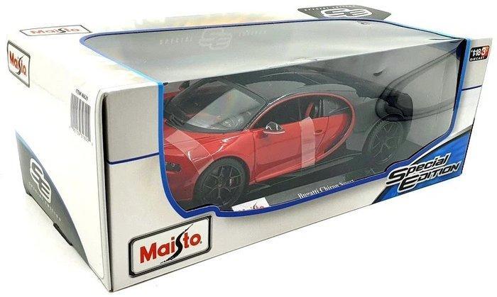 Maisto 1:18 - Modelauto - Bugatti Chiron Sport, Hobby en Vrije tijd, Modelauto's | 1:5 tot 1:12