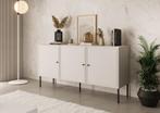 Meubella Dressoir 150 cm wit | Opbergkast modern, Huis en Inrichting, Kasten | Dressoirs, Verzenden, Nieuw, 25 tot 50 cm, 150 tot 200 cm