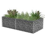 vidaXL Jardinière à gabion Acier galvanisé 180 x 90 x 50, Tuin en Terras, Verzenden