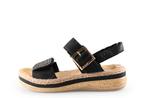 Rieker Sandalen in maat 38 Zwart | 5% extra korting, Verzenden, Zwart, Sandalen of Muiltjes, Zo goed als nieuw