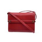 Gucci - Vintage Red Leather Convertible Clutch - Schoudertas