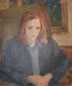 Anna Lorberer (1913) - Girl with yellow hair, Antiek en Kunst, Kunst | Schilderijen | Klassiek