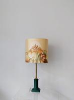 Tafellamp - Messing, Porselein, Zijde, Antiek en Kunst