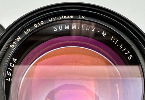 Leitz Summilux-M  F1:1.4 / 75mm + Voigtlander Zoeker, Verzamelen, Foto-apparatuur en Filmapparatuur