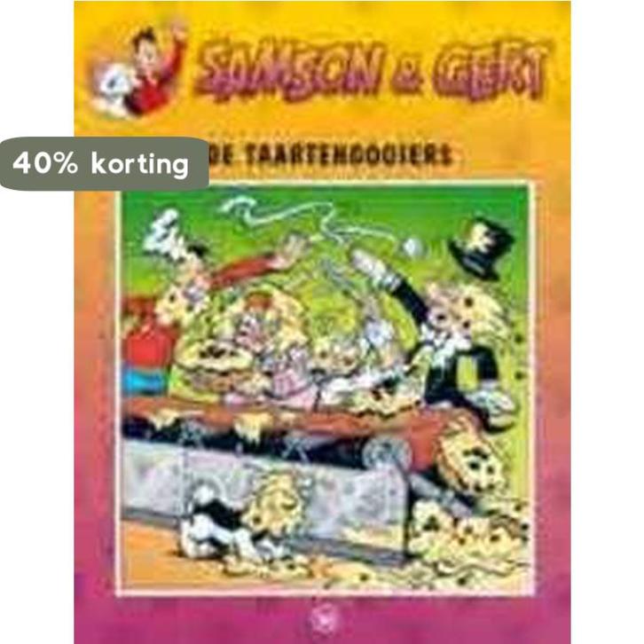 De taartengooiers / Samson & Gert / 16 9789076055268, Boeken, Stripverhalen, Gelezen, Verzenden