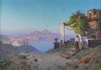 Cesare Uva (1824-1886) - The Bay of Naples