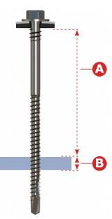 Sandwichpaneelschroeven voor metaal, Doe-het-zelf en Bouw, Dakpannen en Dakbedekking, Ophalen of Verzenden
