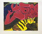 Corneille (1922-2010) - Le chat tigré, Antiek en Kunst