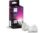 Philips Hue Spot - wit en gekleurd licht - 2 pack - GU10, Verzenden, Zo goed als nieuw