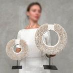 Decoratief ornament (2) - NO RESERVE PRICE - Pair of white, Antiek en Kunst