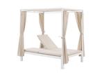 Veiling - Dubbel Ligbed - Beige / Wit, Tuin en Terras, Ligbedden, Nieuw