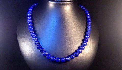 Lapis lazuli Halsketting - Hoogte: 45 cm - Breedte: 10 mm-, Verzamelen, Dierenverzamelingen