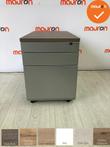Ladeblok - 57x42x76cm - Zilvergrijs - 3 lades - zilvergrijs