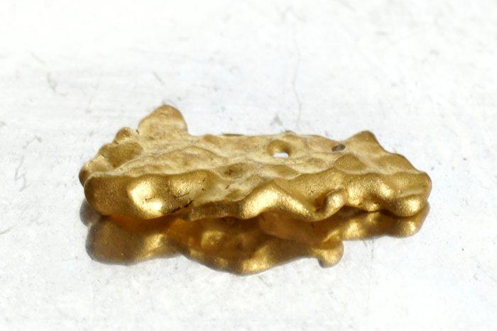 Goud , Pépite uit Suriname of Frans-Guyana- 0.39 g - (1), Antiek en Kunst, Curiosa en Brocante