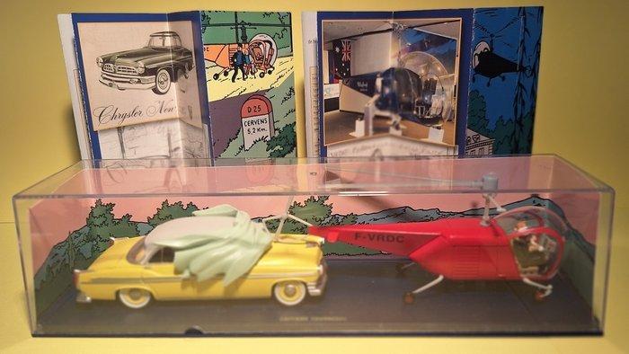 Kuifje - 2 Model- auto en helicopter - Moulinsart / Atlas -, Boeken, Strips | Comics