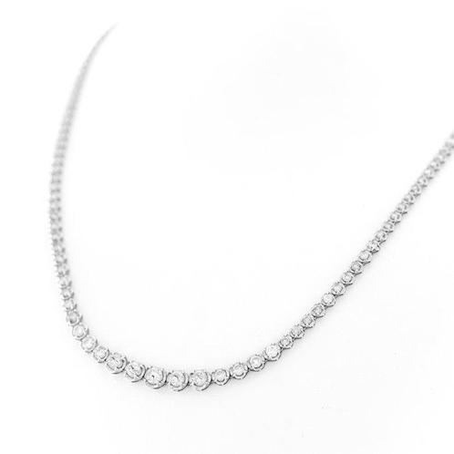 Sans Prix de Réserve - Collier - 14 carats Or blanc -, Handtassen en Accessoires, Kettingen