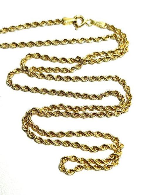 Collier - 18 carats Or jaune, Handtassen en Accessoires, Kettingen
