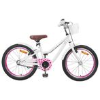 vidaXL Kinderfiets 20 Inch voor 6-11 jaar oud Wit, Fietsen en Brommers, Verzenden, Nieuw