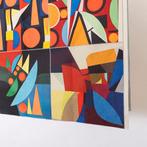 6 fantastische abstracte werken - Wandtapijt (6) - 93 cm -
