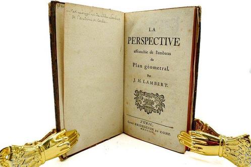 J. H. Lambert - La perspective affranchie de lembaras du, Antiek en Kunst, Antiek | Boeken en Manuscripten