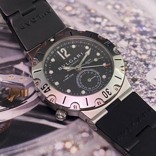 Bvlgari - GMT Scuba 3 Time Zone - Zonder Minimumprijs -, Bijoux, Sacs & Beauté, Montres | Hommes