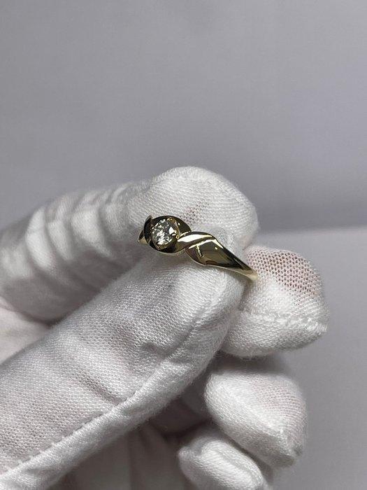 Bague - 14 carats Or jaune - 0.23ct. tw. Diamant (Naturelle), Bijoux, Sacs & Beauté, Bagues