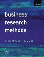 Business Research Methods 9780199259380 Emma Bell, Boeken, Verzenden, Zo goed als nieuw, Emma Bell