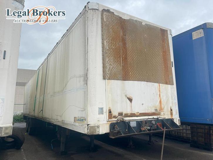 Desot OPL/2AT/32/98 - Oplegger + container, Zakelijke goederen, Machines en Bouw | Transport, Ophalen of Verzenden