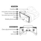 VRGPRO Virtual Reality 3D Bril - Voor Smartphone - 120° FOV