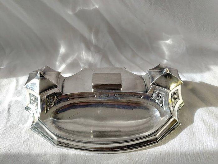 Orfevrerie Dilecta - Inktpot - Encrier Double avec Boîte à, Antiek en Kunst, Kunst | Designobjecten